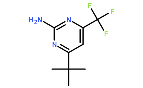 4-叔丁基-6-三氟甲基-2-嘧啶胺