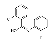 2-Chloro-N-(2-fluoro-5-methylphenyl)benzamide