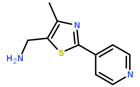 (4-甲基-2-吡啶-4-基-1,3-噻唑-5-基)甲胺