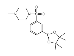 1-Methyl-4-{[3-(4,4,5,5-tetramethyl-1,3,2-dioxaborolan-2-yl)pheny l]sulfonyl}piperazine