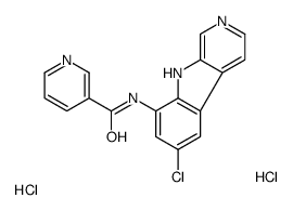 N-(6-氯-9h-吡啶并[3,4-b]吲哚-8-基)-3-吡啶羧酰胺双盐酸盐