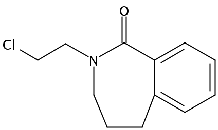 2-(2-chloroethyl)-4,5-dihydro-3H-2-benzazepin-1-one