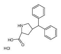 (2S,4S)-4-benzhydrylpyrrolidine-2-carboxylic acid,hydrochloride