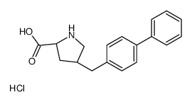 (2S,4R)-4-[(4-phenylphenyl)methyl]pyrrolidine-2-carboxylic acid,hydrochloride