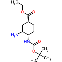 (1R,3r,4s)-3-氨基-4-(boc-氨基)环己烷-羧酸乙酯