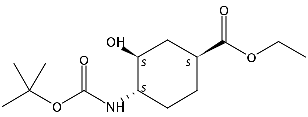 (1S,3S,4S)-Ethyl 4-((tert-butoxycarbonyl)amino)-3-hydroxycyclohexanecarboxylate
