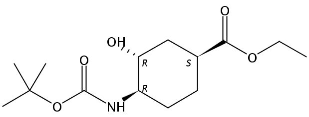 (1S,3R,4R)-Ethyl 4-((tert-butoxycarbonyl)amino)-3-hydroxycyclohexanecarboxylate
