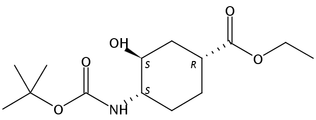 (1R,3S,4S)-Ethyl 4-((tert-butoxycarbonyl)amino)-3-hydroxycyclohexanecarboxylate