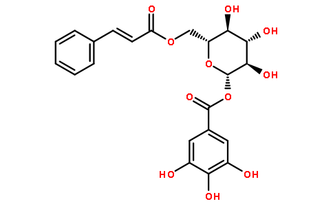 1-没食子酰-6-肉桂酰葡萄糖苷