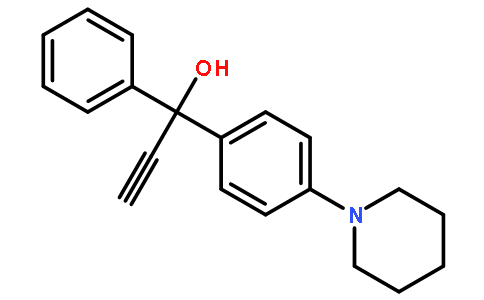 1-Phenyl-1-[4-(1-piperidinyl)phenyl]-2-propyn-1-ol
