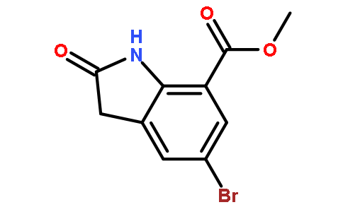5-溴-2-氧代吲哚啉-7-羧酸甲酯