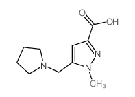 1-甲基-5-吡咯烷-1-甲基-1H-吡唑-3-羧酸