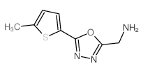 C-[5-(5-甲基-噻吩-2-基)-[1,3,4]噁二唑-2-基]-甲胺