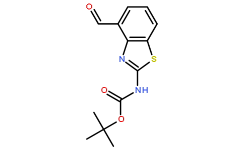 4-甲酰基苯并[d]噻唑-2-氨基甲酸叔丁酯