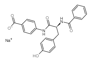 N-Benzoyl-L-tyrosine p-amidobenzoic acid sodium salt