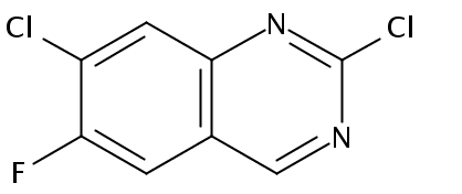 Quinazoline, 2,​7-​dichloro-​6-​fluoro-