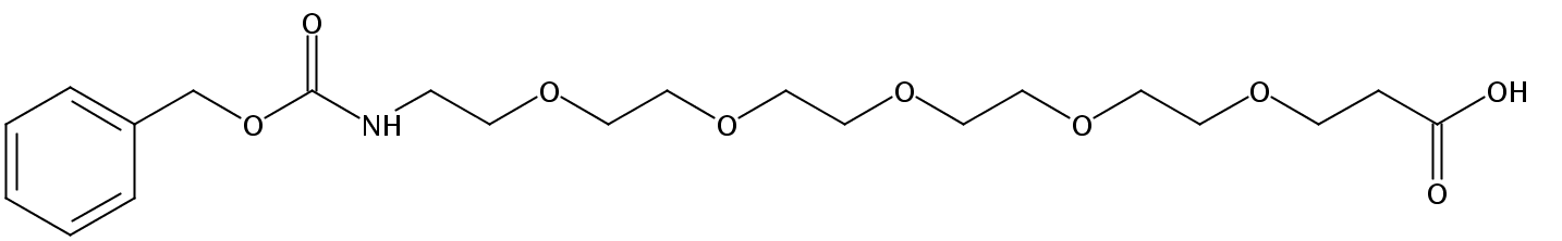 CBZ-NH-PEG5-CH2CH2COOH;CBZ-18-Amino-4,7,10,13,16-pentaoxaoctadecanoic acid
