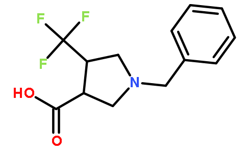 1-芐基-4-三氟甲基-吡咯烷-3-羧酸