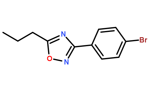3-(4-溴苯基)-5-丙基-1,2,4-噁二唑