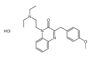 1-[2-(diethylamino)ethyl]-3-[(4-methoxyphenyl)methyl]quinoxalin-2-one,hydrochloride