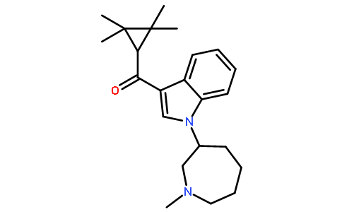 [1-(1-Methyl-3-azepanyl)-1H-indol-3-yl](2,2,3,3-tetramethylcyclop ropyl)methanone