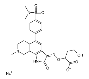 2-[[5-[4-(dimethylsulfamoyl)phenyl]-8-methyl-2-oxo-7,9-dihydro-6H-pyrrolo[3,2-h]isoquinolin-3-yl]amino]oxy-4-hydroxybutanoic acid