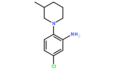 5-氯-2-(3-甲基-1-哌啶基)苯胺