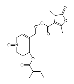 [7-[(3,5-dimethyl-2-oxo-3H-furan-4-carbonyl)peroxymethyl]-4-oxido-2,3,5,8-tetrahydro-1H-pyrrolizin-4-ium-1-yl] 2-methylbutanoate