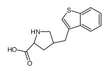(2S,4R)-4-(1-benzothiophen-3-ylmethyl)pyrrolidine-2-carboxylic acid