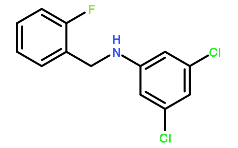 3,5-Dichloro-N-(2-fluorobenzyl)aniline