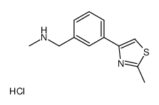 N-Methyl-1-[3-(2-methyl-1,3-thiazol-4-yl)phenyl]methanamine hydro chloride (1:1)