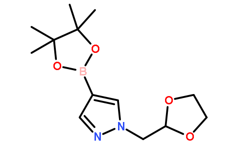 1-[1,3]二氧杂烷-2-甲基-4-(4,4,5,5-四甲基-[1,3,2]二噁硼烷-2-基)-1H-吡唑