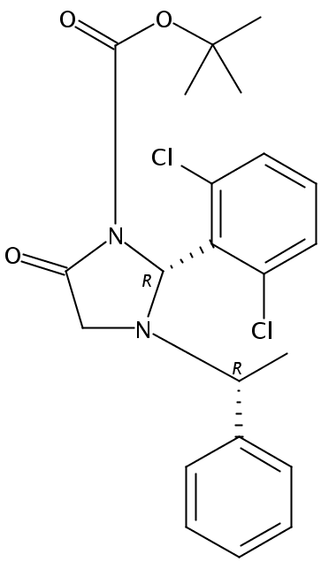 (R)-2-(2,6-二氯苯基)-5-氧代-3-[(R)-1-苯乙基]咪唑啉-1-羧酸叔丁酯