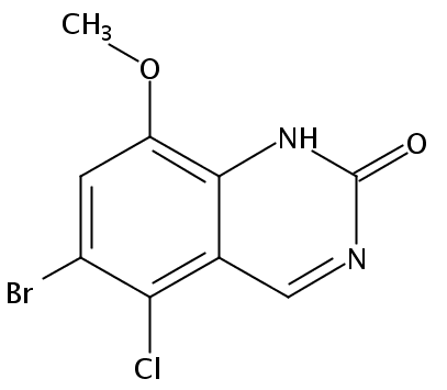 2(1H)​-​Quinazolinone, 6-​bromo-​5-​chloro-​8-​methoxy-