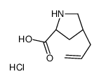 (2S,4R)-4-prop-2-enylpyrrolidine-2-carboxylic acid,hydrochloride
