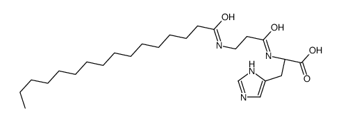 (2S)-2-[3-(hexadecanoylamino)propanoylamino]-3-(1H-imidazol-5-yl)propanoic acid
