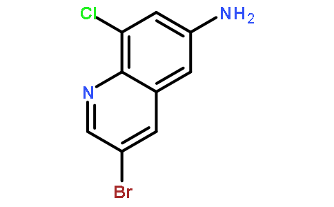 3-溴-8-氯喹啉-6-胺