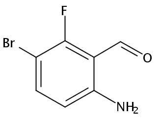 Benzaldehyde, 6-​amino-​3-​bromo-​2-​fluoro-