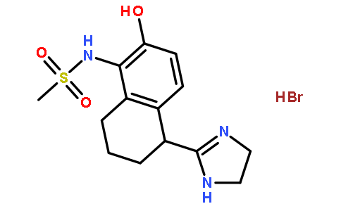 N-(5-(4,5-二氢-(1H)-吲哚-2-基)-2-羟基-5,6,7,8-四氢萘-1-基)甲烷磺酰胺氢溴酸