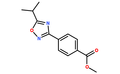 4-[5-(1-甲基乙基)-1,2,4-噁二唑-3-基]苯甲酸甲酯