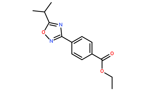 4-[5-(1-甲基乙基)-1,2,4-噁二唑-3-基]苯甲酸乙酯