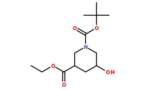 N-Boc-5-羟基哌啶-3-甲酸乙酯