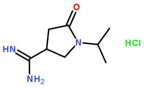 1-异丙基-2-氧代吡咯烷-4-甲脒盐酸盐