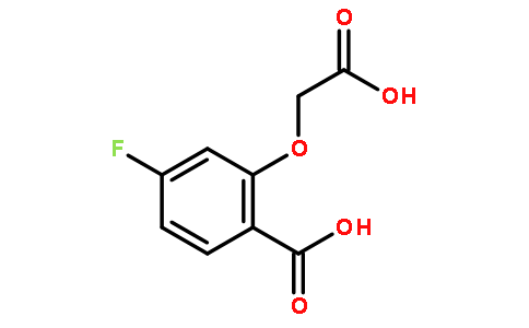 2-(羧基甲氧基)-4-氟苯甲酸