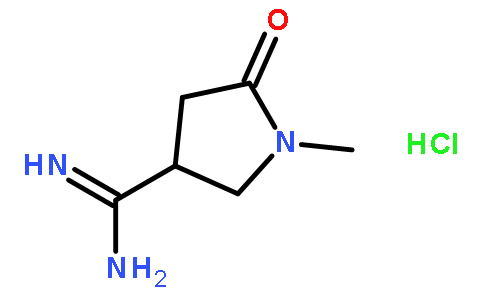 1-甲基-2-氧代吡咯烷-4-甲脒盐酸盐