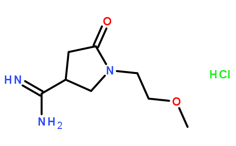 1-(2-甲氧基乙基)-2-氧代吡咯烷-4-甲脒盐酸盐