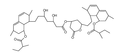 2-(2-(2,6-dimethyl-8-((2-methylbutanoyl)oxy)-1,2,6,7,8,8a-hexahydronaphthalen-1-yl)ethyl)-6-oxotetrahydro-2H-pyran-4-yl 7-(2,6-dimethyl-8-((2-methylbutanoyl)oxy)-1,2,6,7,8,8a-hexahydronaphthalen-1-yl)-3,5-dihydroxyheptanoate