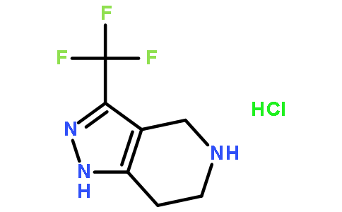 3-(三氟甲基)-4,5,6,7-四氢-1H-吡唑并[4,3-c]吡啶盐酸盐