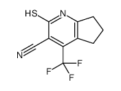 2,5,6,7-TETRAHYDRO-2-THIOXO-4-(TRIFLUOROMETHYL)-1H-CYCLOPENTA[B]-PYRIDINE-3-CARBONITRILE