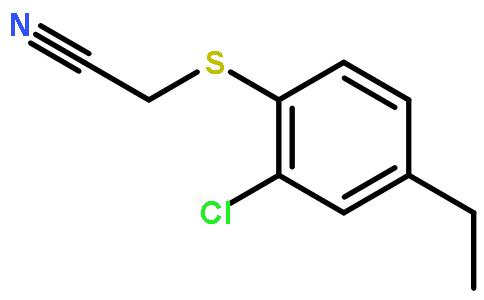2-(2-氯-4-乙基苯硫基)乙腈